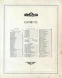 Table of Contents, Traill and Steele Counties 1892
